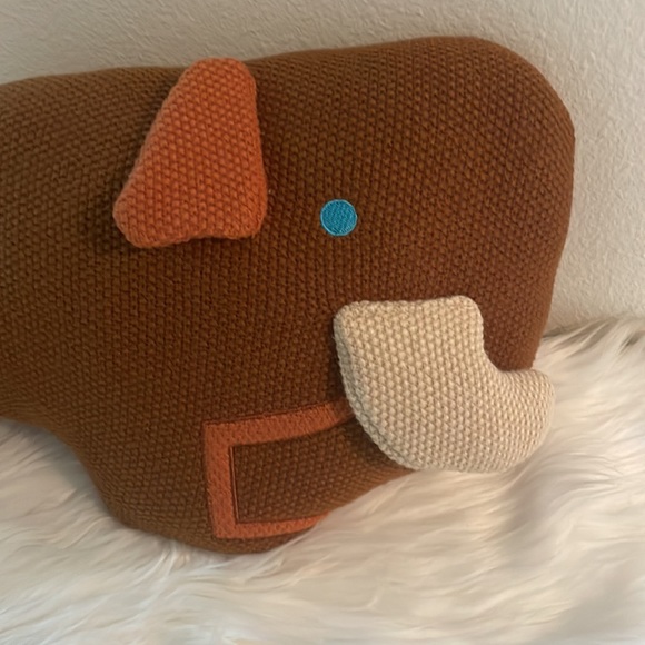 NEW WITH TAGS! Christian Robinson Wooly Mammoth Figural Pillow Stuffed Animal - Picture 9 of 9